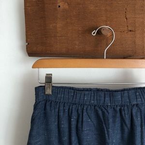 GAP Chambray A-Line Skirt w Pockets